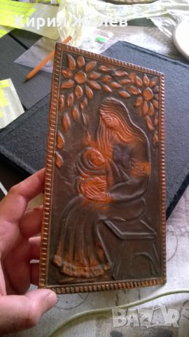 Арт-пано от кована мед