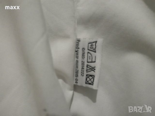 Бяла риза Fotex размер 38, снимка 2 - Ризи - 24634493