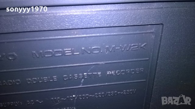 sanyo m-w2k-made in japan-внос швеицария, снимка 14 - Радиокасетофони, транзистори - 25111310