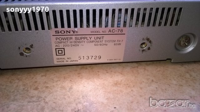 sony fh-7/ac-78-power supply-внос швеицария, снимка 13 - Ресийвъри, усилватели, смесителни пултове - 12390808