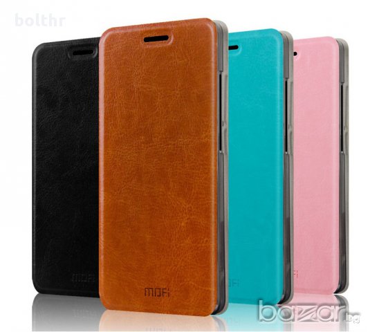 ЛУКСОЗЕН КОЖЕН КАЛЪФ MOFI-ТИП ХОРИЗОНТАЛЕН ТЕФТЕР ЗА LENOVO A536 , снимка 1