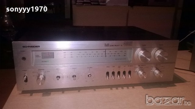 schneider ta4000 hi-fi receiver-made in japan-внос франция, снимка 3 - Ресийвъри, усилватели, смесителни пултове - 19434713