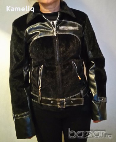 Черно кожено яке