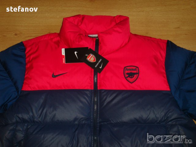 Футболно Пухено Яке Найк Арсенал НОВО Arsenal Nike Jacket  L XL, снимка 2 - Спортна екипировка - 8923678