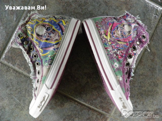 Ed Hardy детски кецове Uk3,5 / 35, снимка 3 - Кецове - 10379880