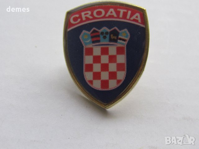  Значка - емблема на Хърватска, снимка 4 - Колекции - 24641540