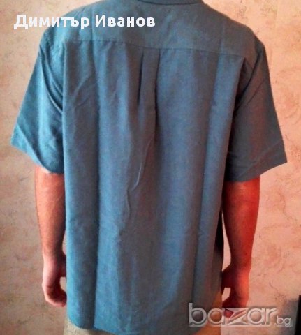 Продавам риза с къс ръкав Hawk, снимка 6 - Ризи - 17473270