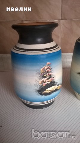 две керамични вази, снимка 5 - Вази - 12825192
