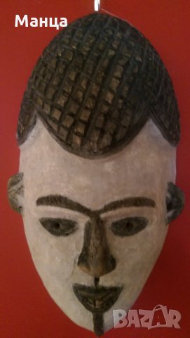 Африканска маска Ибибо от Нигерия, снимка 2 - Колекции - 25175702