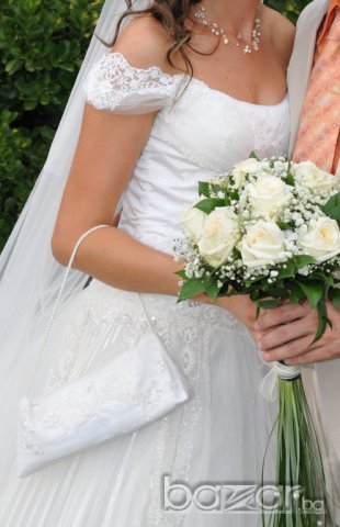 дизайнерска булченска рокля и аксесоари, снимка 7 - Рокли - 6873652