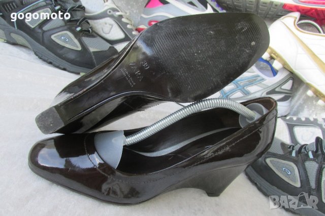 Eлегантни  N- 39- 40 ежедневни дамски обувки ZARA original,100% естествена кожа,GOGOMOTO.BAZAR.BG, снимка 9 - Дамски ежедневни обувки - 21945562