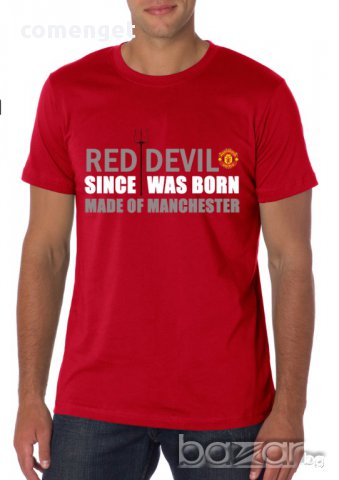 Уникални фенски блузи Манчестър Юнайтед / Manchester United Red Devils Поръчай модел По Твой дизайн!, снимка 4 - Тениски - 11860578