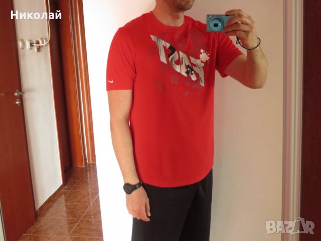 Nike Dri-fit run fast tee, снимка 8 - Тениски - 24924942