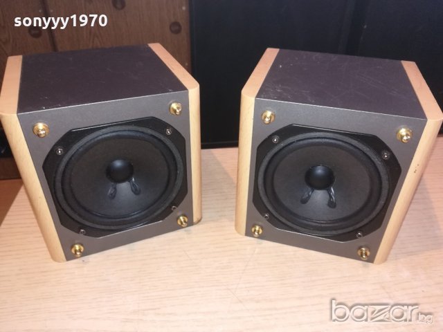 поръчани-sansui-2бр тонколони-внос швеицария-14х14х14см, снимка 2 - Ресийвъри, усилватели, смесителни пултове - 21178699