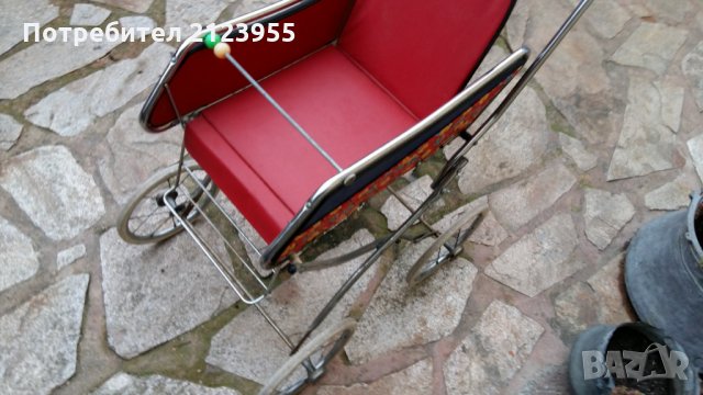Стара детска количка, снимка 5 - Антикварни и старинни предмети - 24352194