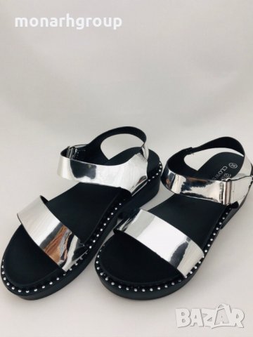 Дамски сандали Dolly-Silver, снимка 4 - Сандали - 25059533