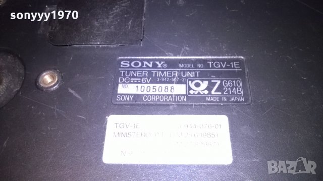 sony tgv-1e tuner timer unit made in japan-video walkman compo, снимка 14 - Ресийвъри, усилватели, смесителни пултове - 24504065