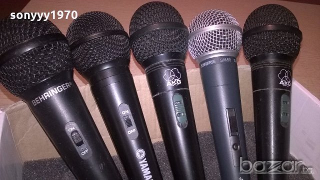 akg/shure/behringer/yamaha-микрофони 125лв за броика, снимка 11 - Микрофони - 19385202