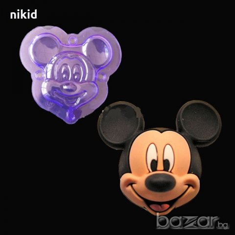 3D Мики Маус Поликарбонатна отливка калъп молд за шоколад Шоколадова черупка торта фондан форма