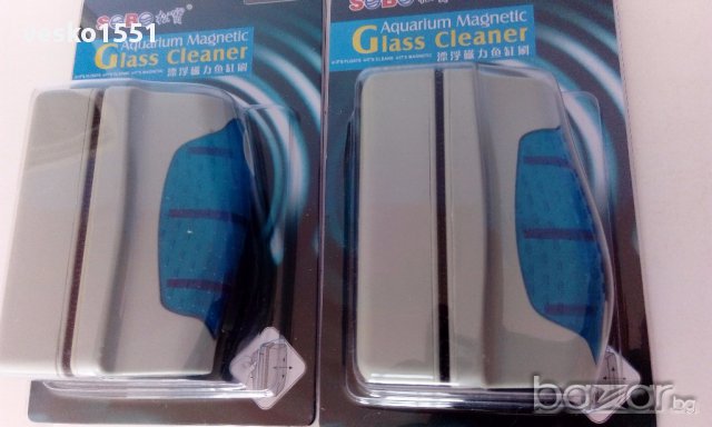 Магнитна чистачка за аквариум, снимка 3 - Аквариуми - 14303785