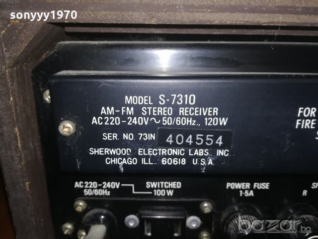 sherwood stereo receiver-made in japan-внос швеицария, снимка 13 - Ресийвъри, усилватели, смесителни пултове - 20980387