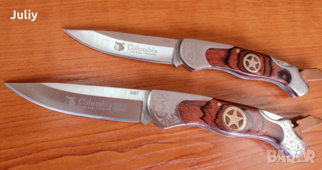 Сгъваеми ножове Columbia, снимка 6 - Ножове - 25980115