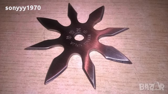шурикен-нинджа-10см-за колекция или ползване-8 остриета, снимка 2 - Колекции - 22567306