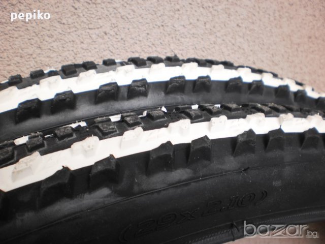 Продавам колела внос от Германия предна и задна външни гуми MITAS OCELOT 29 цола с два бели канта, снимка 8 - Части за велосипеди - 16031377