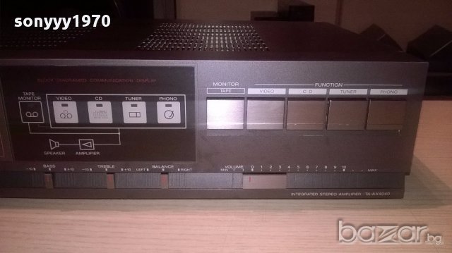 sony ta-ax4040 amplifier-japan-внос швеицария, снимка 6 - Ресийвъри, усилватели, смесителни пултове - 16901503