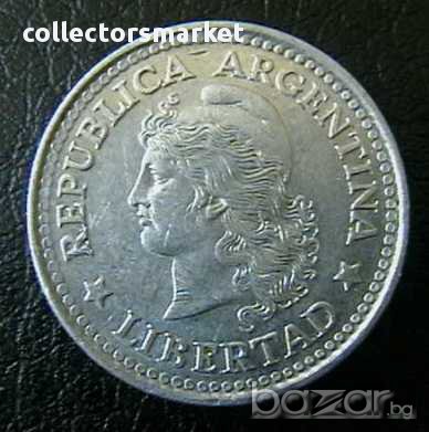 5 центаво 1970, Аржентина, снимка 2 - Нумизматика и бонистика - 15753328