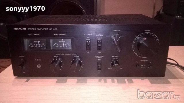 Hitachi ha-270 amplifier-made in japan-внос швеицария, снимка 2 - Ресийвъри, усилватели, смесителни пултове - 15259334