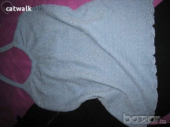 Готин сет от черен панталон, потниче и блузка Мадонна, снимка 4 - Панталони - 12959851