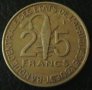 25 франка 1980, Западно Африкански Щати, снимка 1 - Нумизматика и бонистика - 14459796