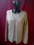 Сребриста блуза Л-ХЛ, снимка 1 - Блузи с дълъг ръкав и пуловери - 17669634