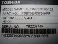 Лаптоп Toshiba QOSMIO X770-127, снимка 4