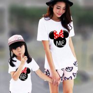 МАМА И АЗ! Уникални тениски MICKEY MOUSE за Мама и Дете! Поръчай модел с твоя Идея!, снимка 2 - Тениски - 13121428
