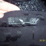Секси черна рокля на Zаrа на цветя- М- Л размер, снимка 4 - Рокли - 9170963