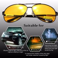 Очила за шофиране (против заслепяване за нощно виждане), снимка 3 - Слънчеви и диоптрични очила - 15649307