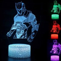 Fortnite 3D LED нощна лампа настолна Фортнайт лампи лед фортнаит осветление fortnait, снимка 6 - Други - 23408683