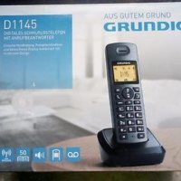 Безжичен DECT телефон GRUNDIG D1145, черен, нов!, снимка 3 - Стационарни телефони и факсове - 23466890