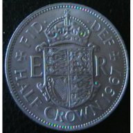 ½ крона 1967, Великобритания, снимка 1 - Нумизматика и бонистика - 15846849