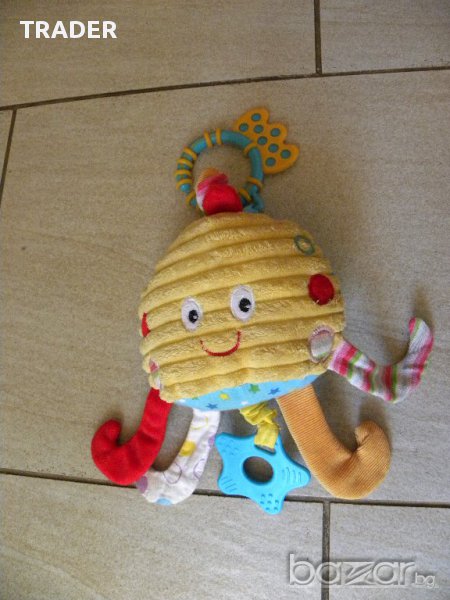 Мека образователна плюшена играчка Весело паляче клоун , снимка 1