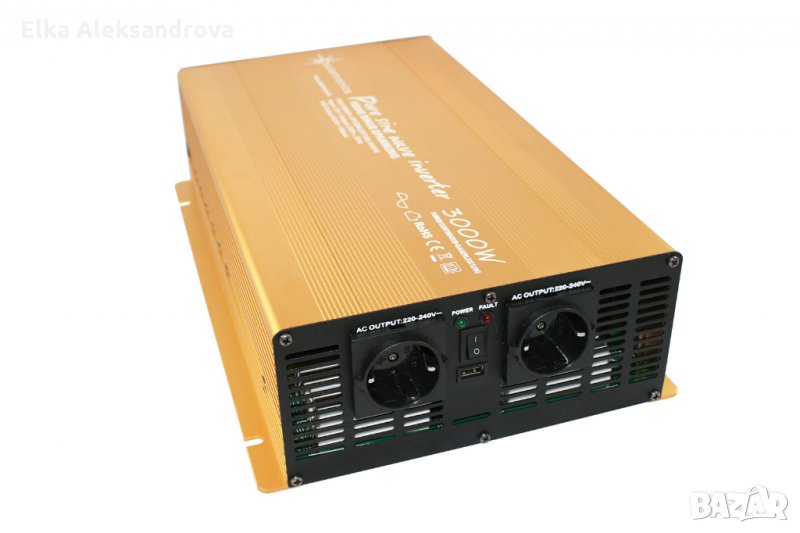 Инвертор чиста синусоида 12v DC/220 V AC 3000 W / 6000 W, снимка 1