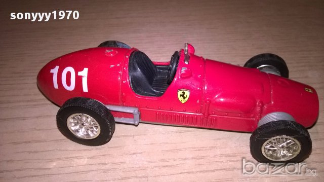Ferrari ретро кола 11х5см-внос швеицария, снимка 5 - Антикварни и старинни предмети - 17622279