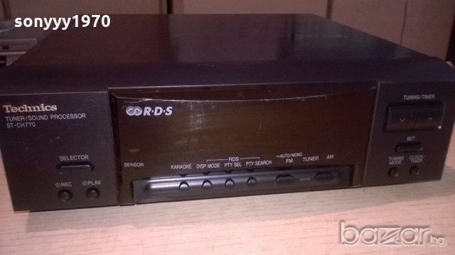 technics st-ch770 tuner/sound processor-made in japan, снимка 7 - Ресийвъри, усилватели, смесителни пултове - 18423723