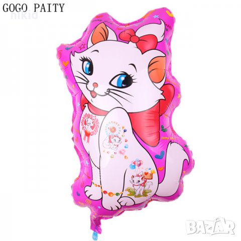  коте Мари Аристократ Marie фолио фолиев балон хелий или въздух парти рожден ден