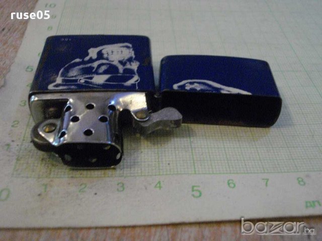 Запалка бензинова синя, снимка 4 - Други ценни предмети - 11712270