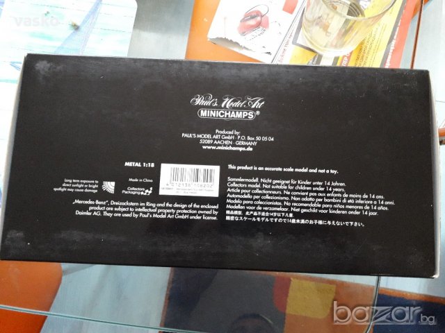  Minichamps 1:18-Mercedes перфектен, снимка 3 - Колекции - 18977539