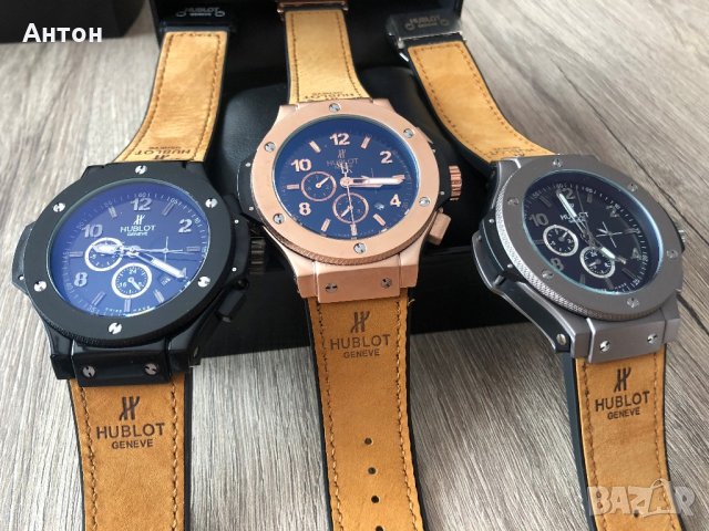 Hublot Модел Gold BIG BANG мъжки луксозен часовник, снимка 10 - Мъжки - 21882904