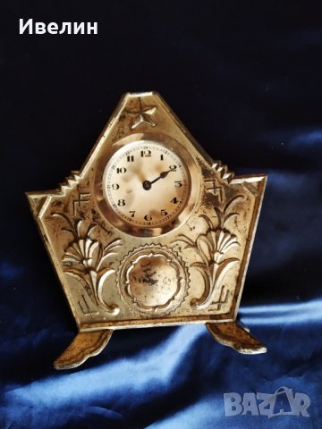стар настолен часовник арт деко, снимка 2 - Антикварни и старинни предмети - 26171817